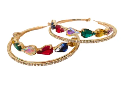 round earrings