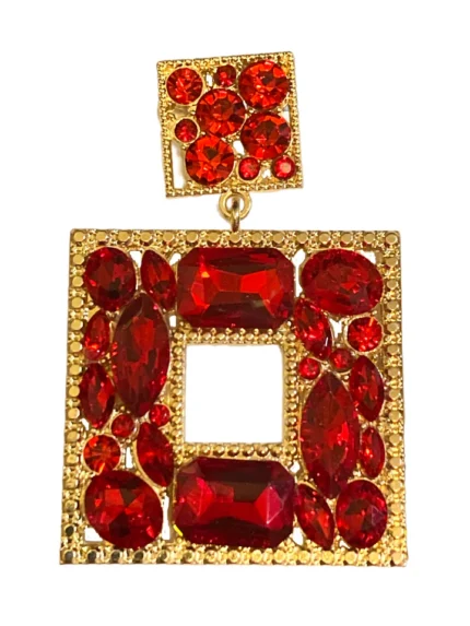 geometric statement earrings