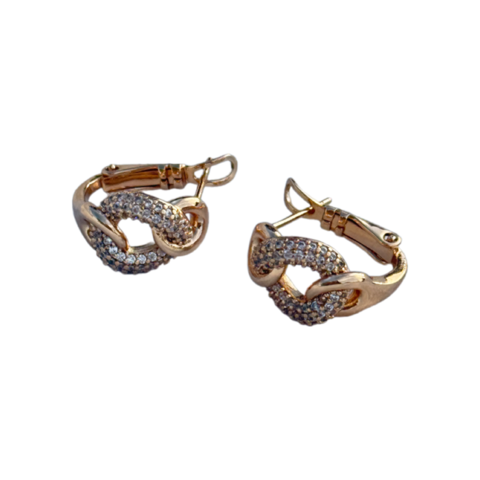 Knot Hoop Earrings