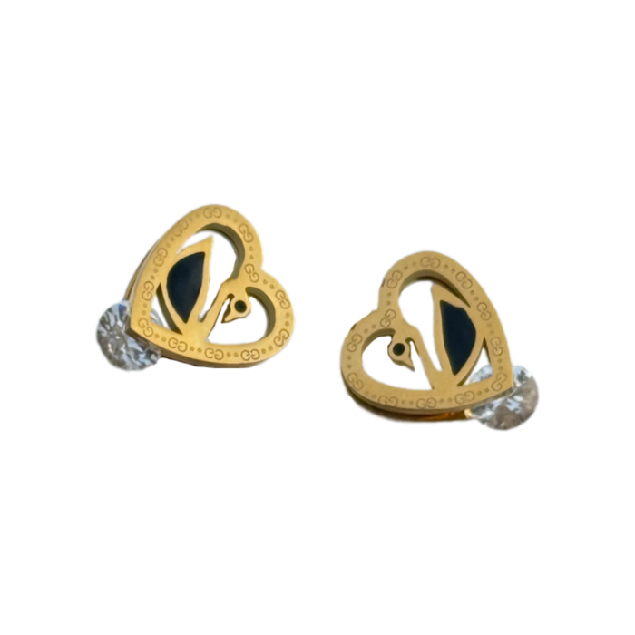 Swan Stud Earrings