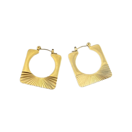 Rectangle Hoop Earrings
