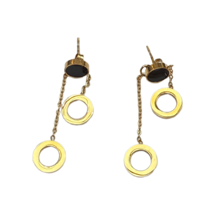 Gold Chain Drop Earrings