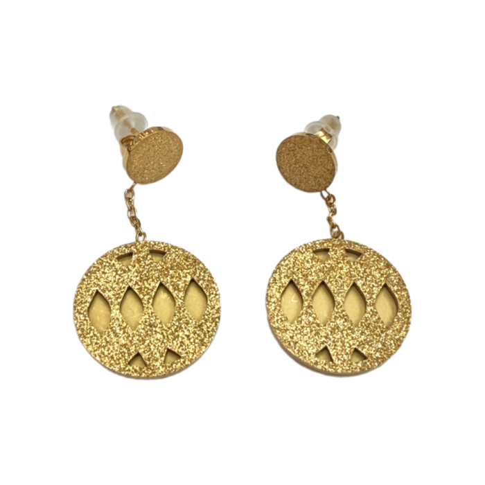 drop earrings gold