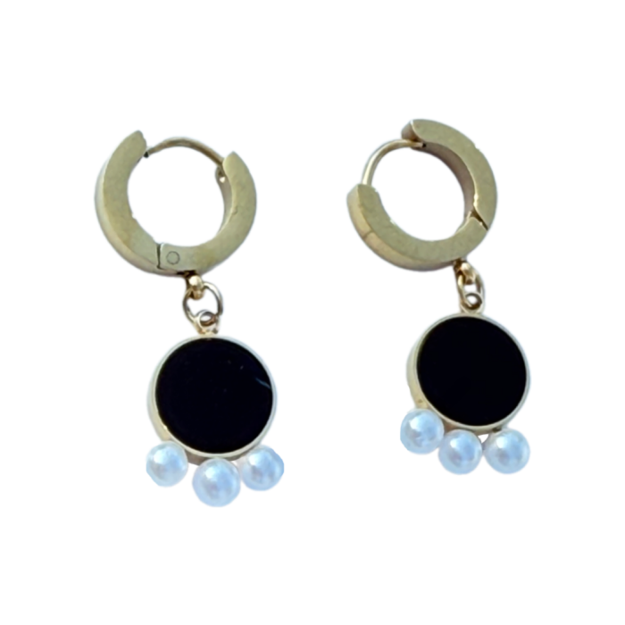 gold hoop earrings