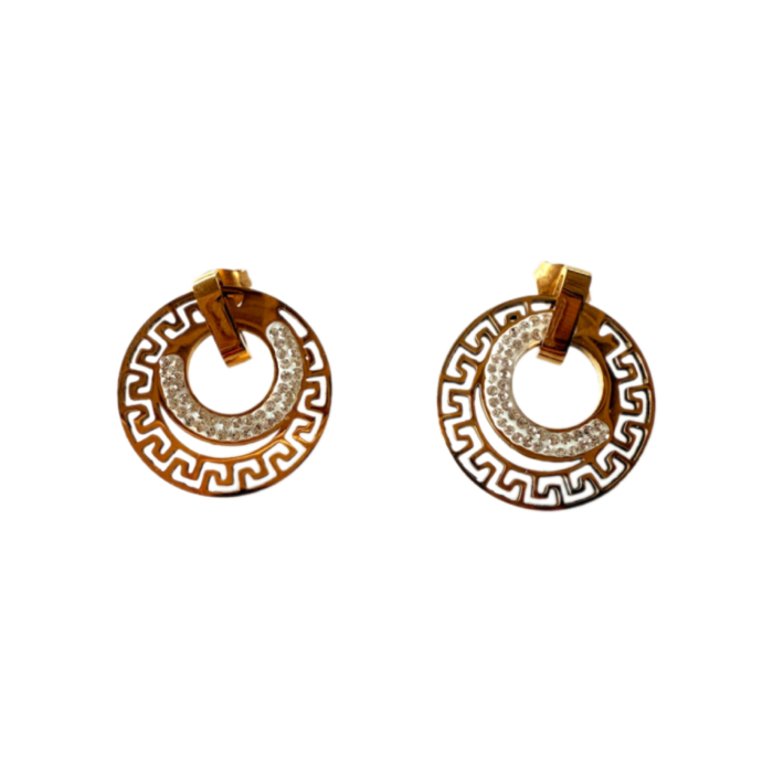 gold plated earrings